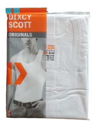 Dixcy Scott Clasz Vest White Rn For Men 542STCE0C9342 Wholesale